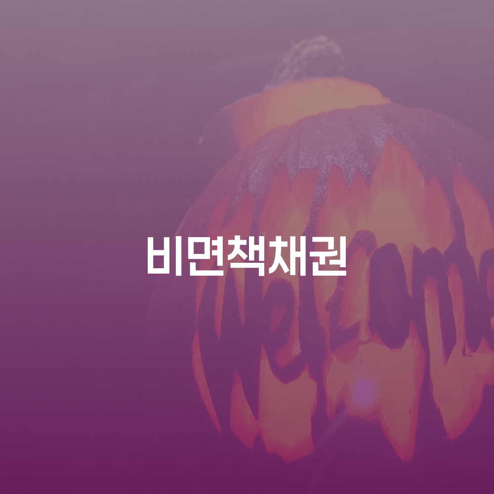 비면책채권과 개인회생 전략