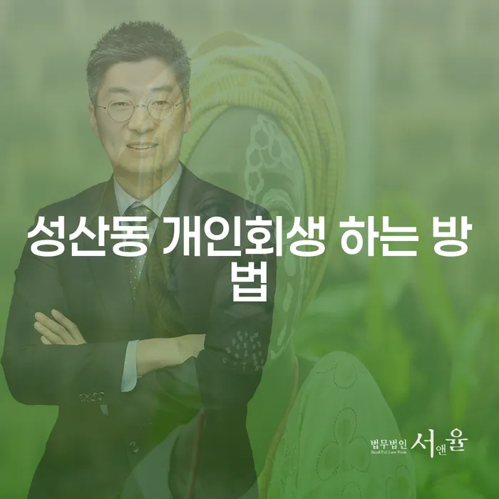 성산동 개인회생 하는 방법과 실질적인 해결책은 무엇일까요?